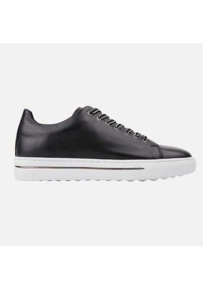 Marcomen 21031 Erkek Hakiki Deri Sneaker Ayakkabı Siyah