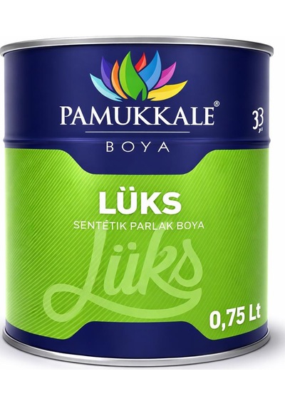 Pamukkale Lüks Parlak Sentetik Yağlı Boya 0.75 Lt Beyaz