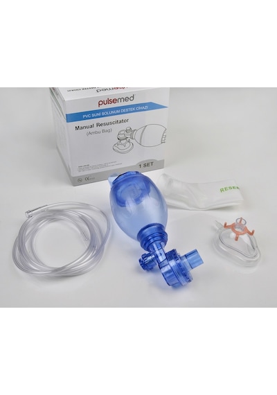 Pulsemed Solunum Cihazı PVC Pediatrik - Çocuk Ambu