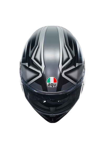 Agv K3 Mplk Compound Kask Gri - Mat Siyah
