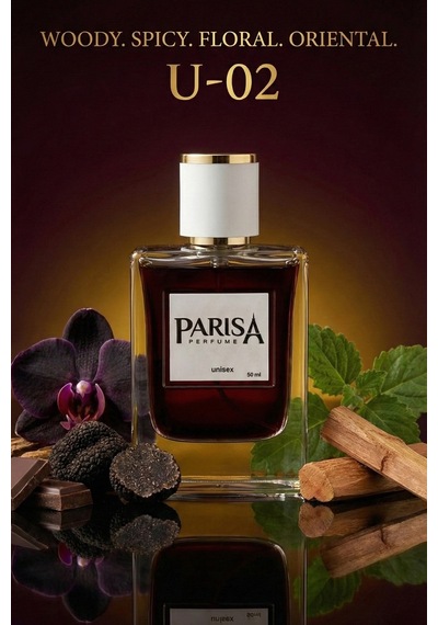 U-02 Black Orchid Edp 50 Ml - Siyah Orkide & Baharat Notalı Oryantal Odunsu Unisex Parfüm Prsu02 Odunsu
