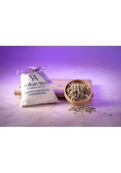 Volkan Ates Natural & Beauty Lavanta Tomurcuğu Kesesi 22 Gr Lavanta