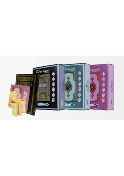 Kuran Okuyan Kalem Seti (Yeşil. Cami Boy. Karton Kutulu) N11.3462