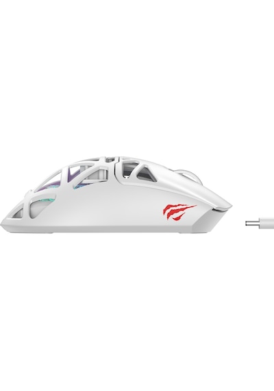 Gamenote Ms1042wb Tri-mode 24000 Dpı Rgb Kablosuz Oyuncu Mouse Beyaz