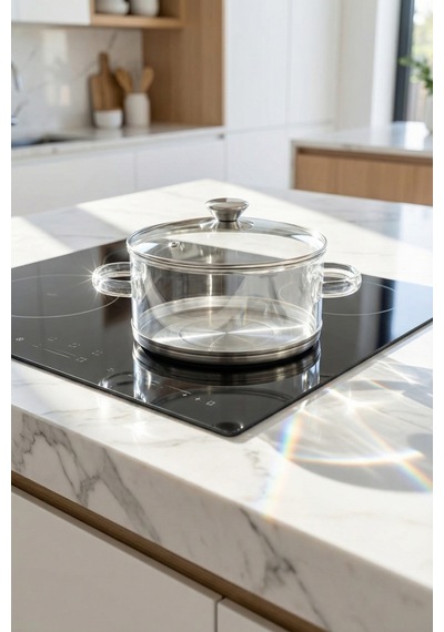 Pureglass Isıya Dayanıklı Cam Tencere - 20 Cm - 2.5 L Çok Renkli