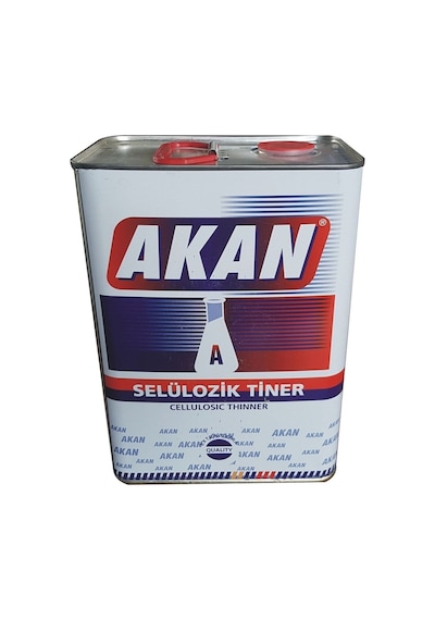 Akan Selülozik Tiner 2250 Ml Kaliteli 1 Galon