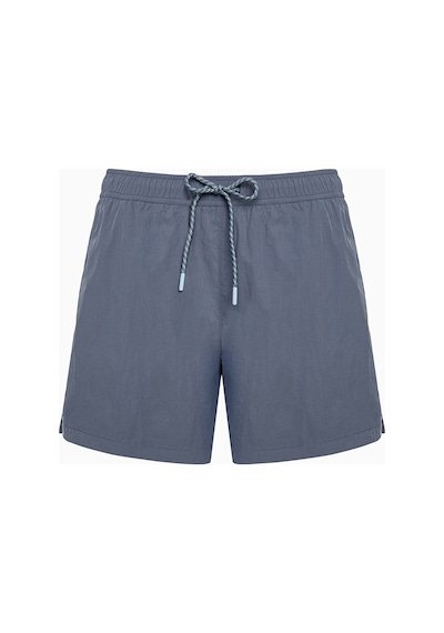 Penti Gri Stripe Detail Çizgili Erkek Şort Mayo