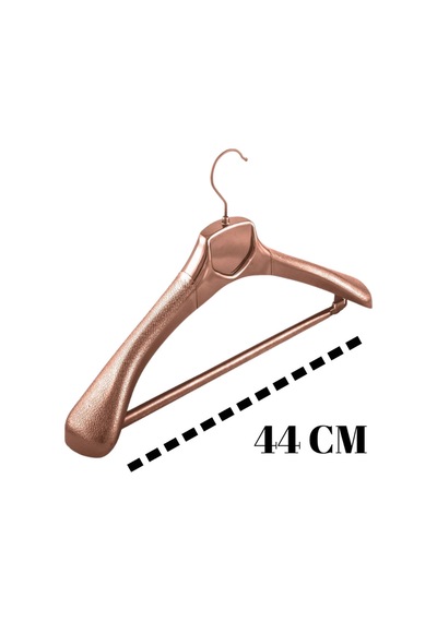 Ceket Askısı 44 Cm Kaplama Plastik Bluz Elbise Kıyafet Askısı Ev Tipi 3 Adet Diğer