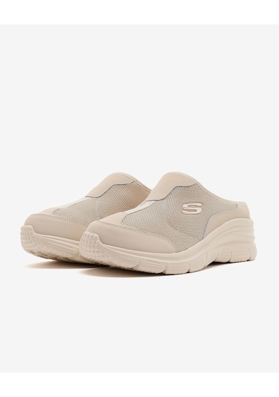 Skechers Fashıon Fıt Kadın Bej Arkası Açık Spor Ayakkabı 12714tk Tpe Bej