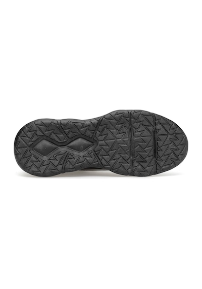 Voyager E087t Erkek Deri-tekstil Klasik Sneaker Siyah - Bej