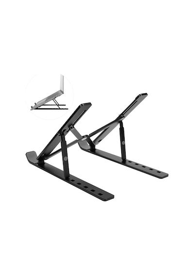 Frisby Fnc-5110st Siyah 10- 15.6 İnç Katlanabilir Tablet Laptop Notebook Standı Alüminyum Ayarlanabilir
