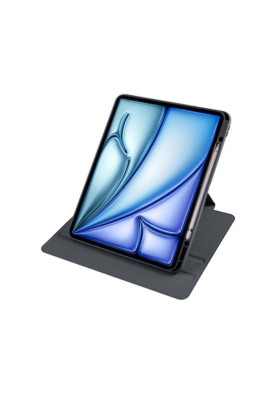 Apple Uyumlu iPad Air 11inç M2 2024 Kılıf Termik Kalem Bölmeli Dönebilen Standlı Kılıf Air 4./5.nesil