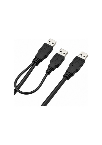 Harici Disk Hdd Harddisk Usb Y Kablo 3 Uçlu Veri Bağlantı