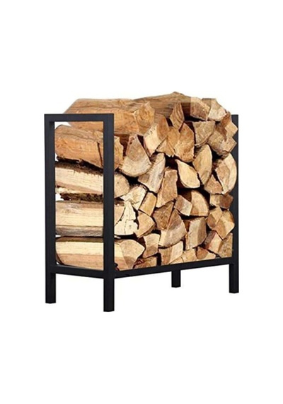 Fbt Dekoratif Metal Şömine Yanı Odunluk 50x40x30 Cm