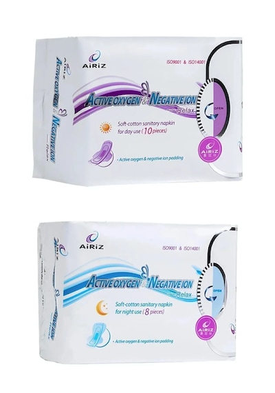 Tiens Airiz Gündüz 10'lı 1 Paket + Gece 8li 1 Paket Hijyenik Ped