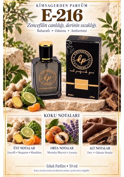 KP E-216 Erkek Parfüm EDP 50 ML