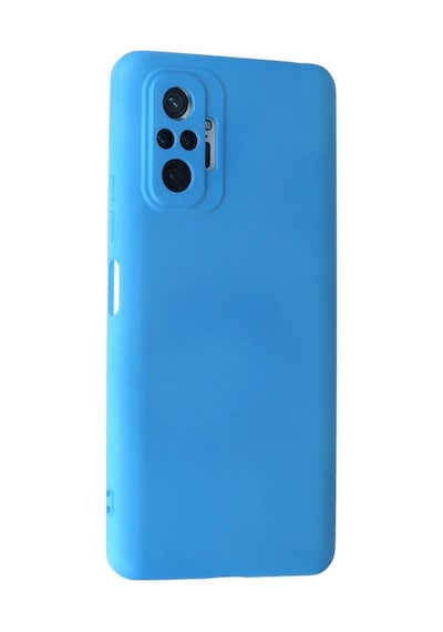 Redmi Note 10 Pro Kılıf Nano İçi Kadife Silikon - Mavi İtdark30619