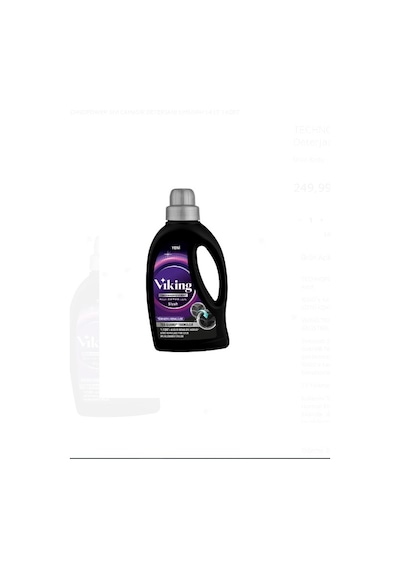 Viking Technopower Simsiyah Sıvı Çamaşır Deterjanı 2700 ML