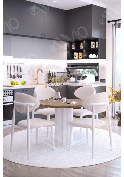 Avvio Marco Bohem Ayak Beyaz Polo Sandalye 90x90 Mutfak Masa Sandalye Takımı Akçaağaç Avvio Marco Bohem Ayak Beyaz Polo Sandalye 90x90 Mutfak Masa Sandalye Takımı Akçaağaç