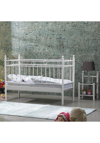 Bedliga Alpas Metal Bebek Karyolası Beşik 70x140 Bedliga Alpas Metal Bebek Karyolası Beşik 70x140