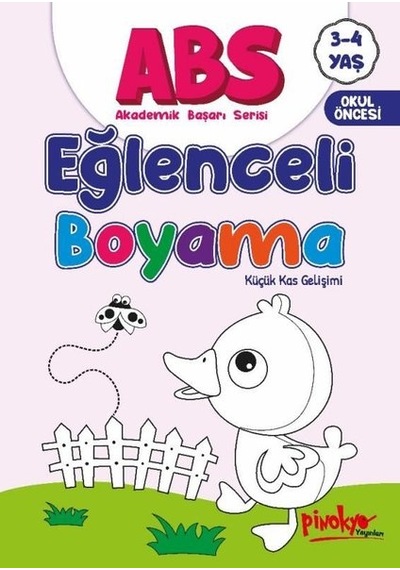 ABS Eğlenceli Boyama Küçük Kas Gelişimi 3 - 4 Yaş - Buçe Dayı - Pinokyo