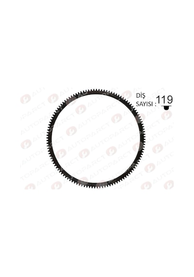 Autoparct Volant Dişlisi Clıo 1.5 Dcı 119 Diş IS00-AUTO VD141766