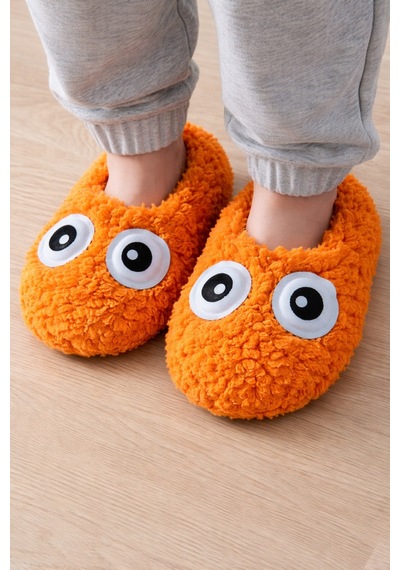 Chirpy My Baby Kumsal Değişik Renk Ve Görseller İle Kaymaz Taban Çocuk Ev Patikleri. Turuncu Turuncu