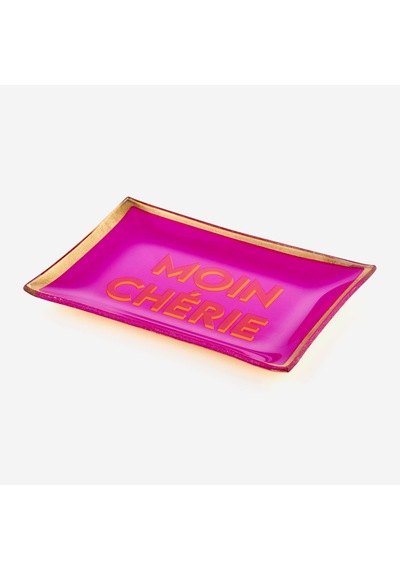 Mor Cam Moin Cherie Dekoratif Tabak 10x0,8x14,2 Cm