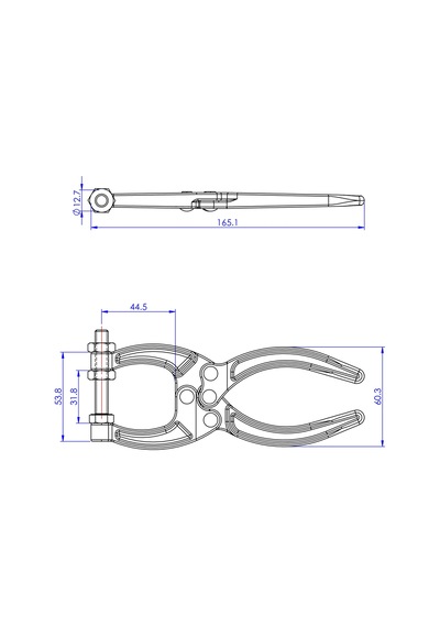 Goodhand Gh-50360 Sıkma Aksiyonlu Kelepçe 159 Kg Kapasiteli Kom