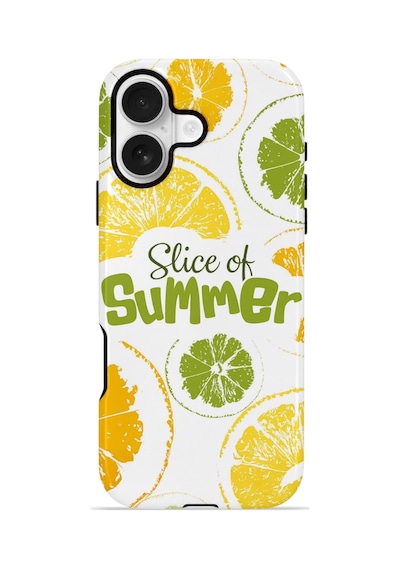 Apple iPhone Uyumlu 17 Vorian Çift Katmanlı Kılıf Slice Of Summer