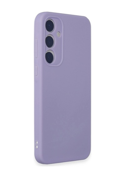 Samsung Uyumlu Galaxy A15 4g Kılıf First Silikon Lila