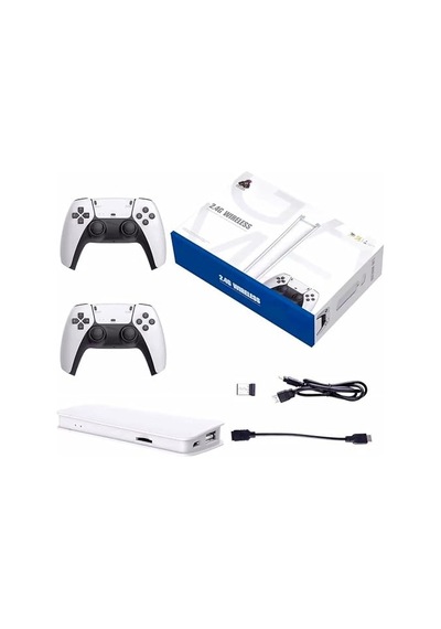 Retro Oyun Konsolu 4k Hdmı Çıkışlı 64 Gb Oyun Yüklü Çift Joystick 8-bit 16-bit Klasikler Aile Ve Çocuklar Için