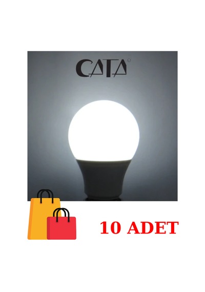 Cata Ct-4277 9watt Led Tasarruflu Ampul Beyaz 10 Adet