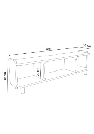 150 Cm Modern Tv Ünitesi Ayaklı Raflı Salon Oturma Odası Dekoratif Televizyon Sehpası Tv Sehpası Antrasit 150 Cm Modern Tv Ünitesi Ayaklı Raflı Salon Oturma Odası Dekoratif Televizyon Sehpası Tv Sehpası Antrasit