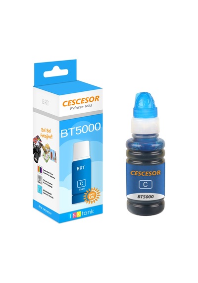 Cescesor Brother BT5000 Mavi Uyumlu Mürekkep 70 ML