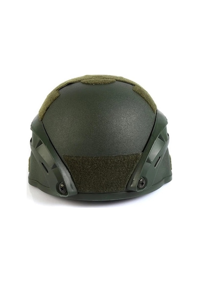 Haki Koruyucu Başlık Miğfer - Askeri Airsoft Paintball Kask Haki