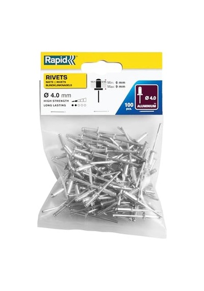 Percin 4x12 Mm Aluminym 100 Adet Diğer