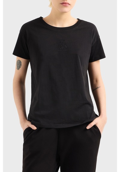 Armani Exchange Bayan T Shirt Xw000830 Af10356 Uc001 Siyah Siyah
