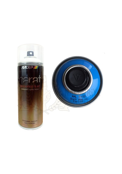 Motip Carat Parlak Gök Mavi Sprey Boya 400 ML - Ral5015