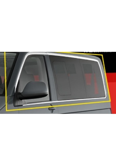 Volkswagen Uyumlu T5 Transporter 2003-2022 Kısa Şase Cam Çerçevesi Paslanmaz Çelik