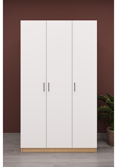 Asra Trend Lüks 3 Kapaklı Gardırop %100 Mdf Askılı Çok Amaçlı Düzenleyici Elbise Dolabı G01 Beyaz Asra Trend Lüks 3 Kapaklı Gardırop %100 Mdf Askılı Çok Amaçlı Düzenleyici Elbise Dolabı G01 Beyaz