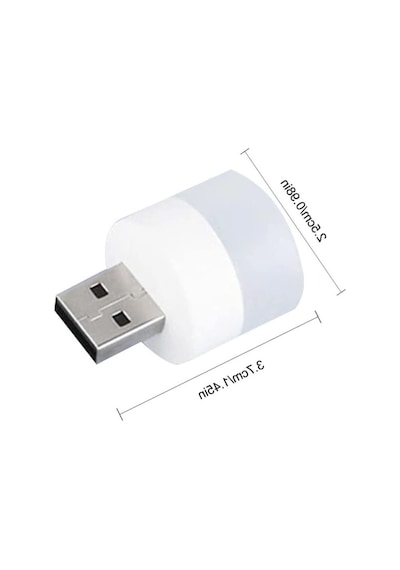 Usb Led Küçük Beyaz Işık Lamba - Enerji Tasarruflu 10 Parça Siyah