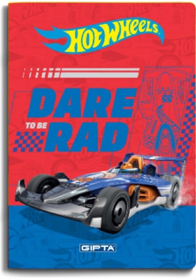 Gıpta Hot Wheels Karton Kapak Dikişli Not Defteri A6 48 Yaprak Çizgili 5443 Çok Renkli