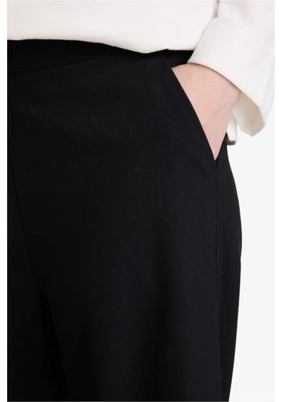 Defacto Straight Wide Geniş Paça Pantolon G9162ax26spbk81 Siyah-bk81