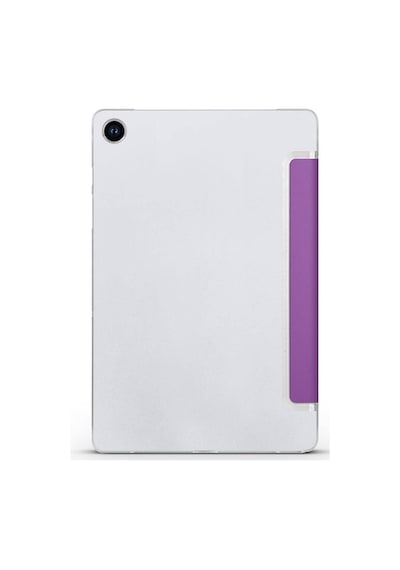 Galaxy Tab A9 Plus Uyumlu Zore Smart Cover Standlı 1-1 Kılıf-pembe Koyu Tablet Kılıfı
