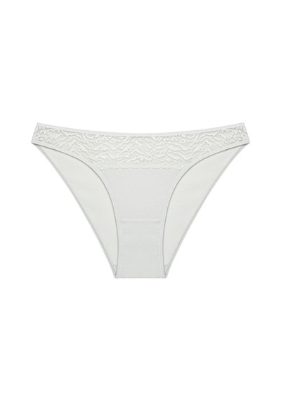 Penti Leaf Tones Dantel Detaylı Pamuklu 3lü Çok Renkli Slip Külot çok Renkli