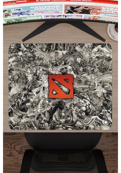 Dota 2 Kaymaz Dikişli Kauçuk Oyuncu Mousepad V5 - 48x40 Xl Gaming Mouse Pad Fare Altlığı