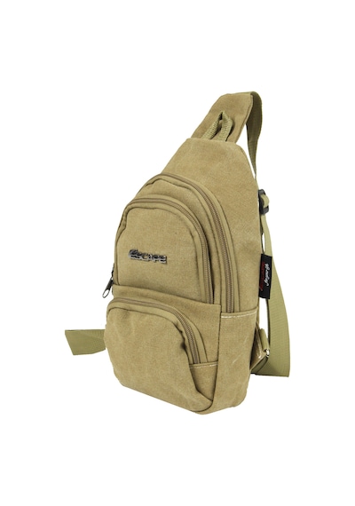 Escape Esc 3530 Yağmura Dayanıklı Kanvas Çapraz Body Bag Bej