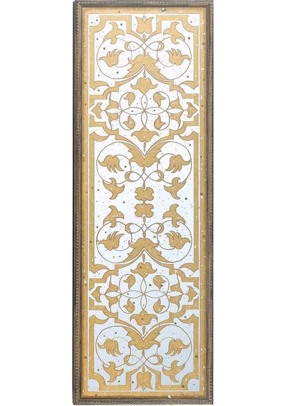 Pasabahce Rumi Desen Ayna 18x52 Cm 52x18 Cm - 1 Adet Cok Renkli