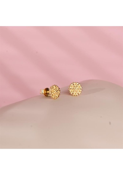 Goldkupe 14 Ayar Altın Kar Tanesi Küpe 1,29 Gr-2184